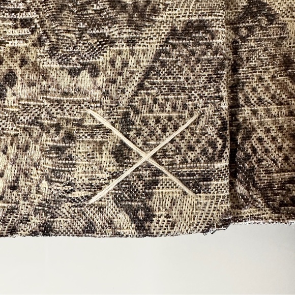 Chico’s Cobra Jaquard Print Metallic Blazer Gold Chicos size 1, size medium - Picture 8 of 12